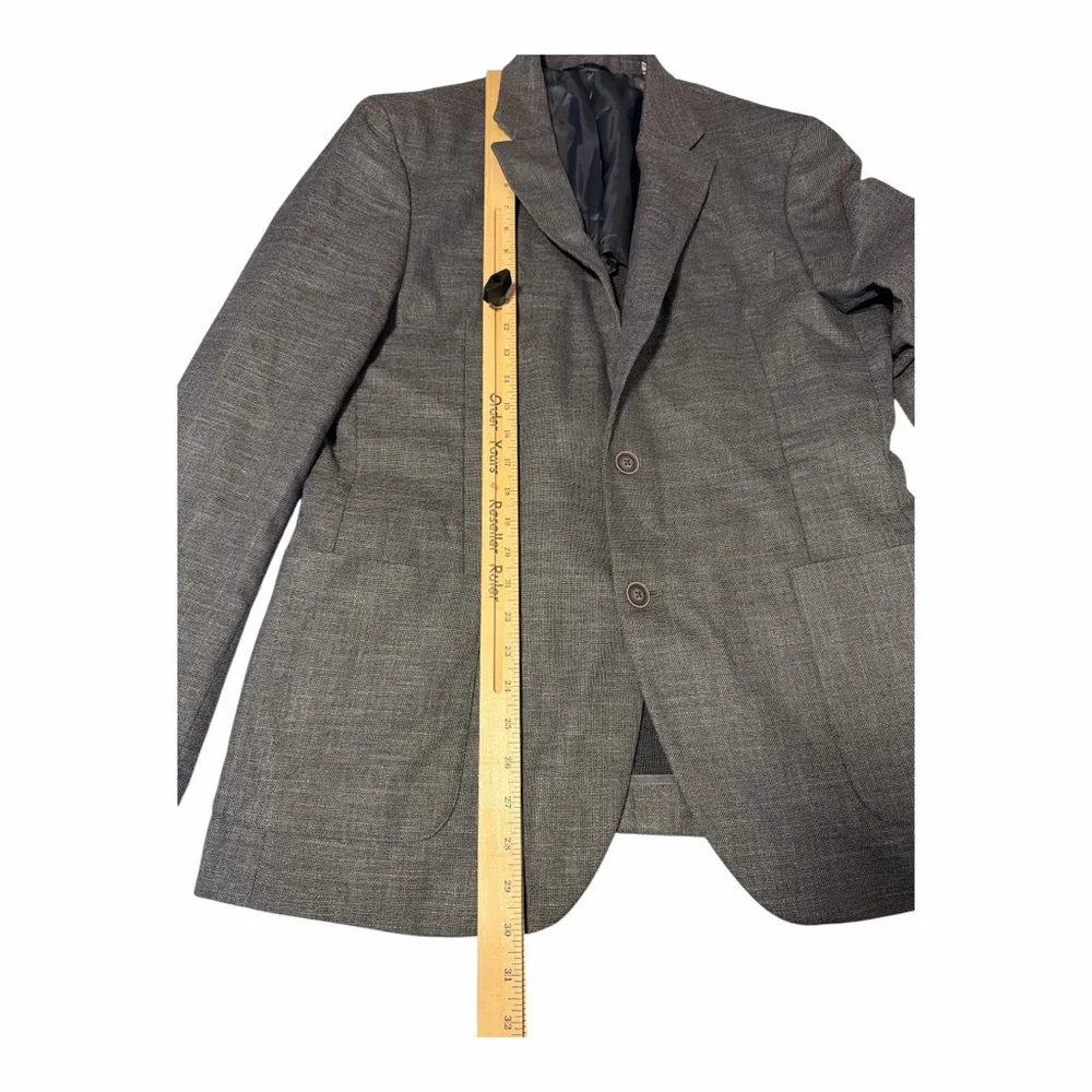 Southern Proper Gentleman’s Jacket‎ Gray Linen Blend Blazer R40 H1